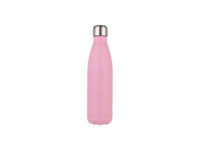 17oz/500ml Stainless Steel Cola Bottle(Matt Pink) 