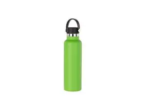 600ml/20oz Powder Coated Stainless Steel Bottle (Green)