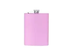 8oz/240ml Stainless Steel Hip Flask(Pink Matt)