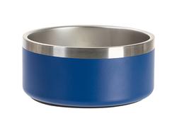 Laserable Blanks 64oz/1900ml Powder Coated SS  Dog Bowl(Royal Blue)