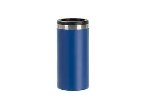 Laserable Blanks 12oz/350ml Powder Coated Slim SS Can Cooler(Royal Blue)
