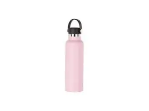 600ml/20oz Powder Coated Stainless Steel Bottle (Pink)