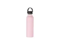 600ml/20oz Powder Coated Stainless Steel Bottle (Pink)