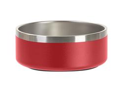 Laserable Blanks 42OZ/1250ml Powder Coated SS  Dog Bowl(Red)