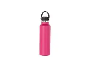 600ml/20oz Powder Coated Stainless Steel Bottle (Purple Red)