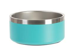 Laserable Blanks 64oz/1900mlPowder Coated SS  Dog Bowl((Mint Green)