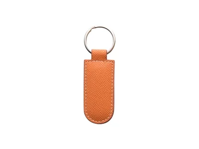 PU Leather Key Chain(Arc,Orange)