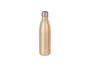 17oz/500ml Glitter Stainless Steel Cola Shaped Bottle(Laserable,Rose Gold)